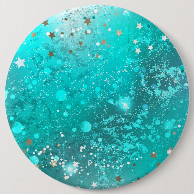 Mint Turcos Foil Background Knapp (Framsida)