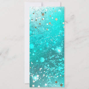 Mint Turcos Foil Background Kort