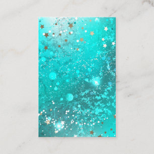 Mint Turcos Foil Background Lojalitetskort