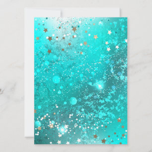 Mint Turcos Foil Background Spara Datumet