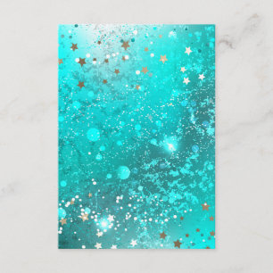 Mint Turcos Foil Background Tilläggskort