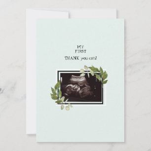 Mint Ultrasound Photo Tack Baby Point of View Kort