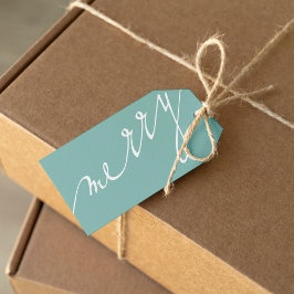 Mint Väldigt Merry Anpassningsbar Photo jul Presentetikett