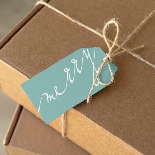 Mint Väldigt Merry Anpassningsbar Photo jul Presentetikett