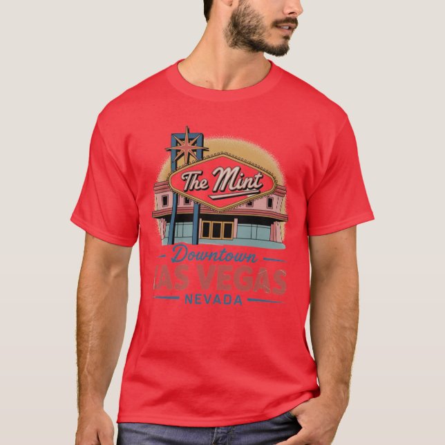 Mint - Vintage Las Vegas (2) T Shirt (Framsida)