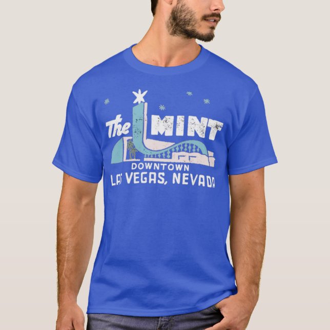 Mint - Vintagen Las Vegas T Shirt (Framsida)