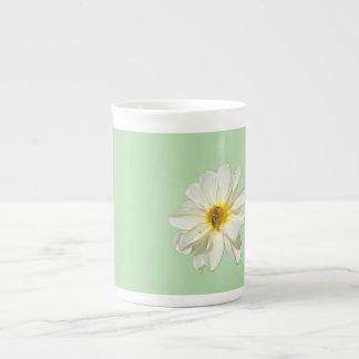 Mint Vit Blomma & Honungsbi Ben Kina Mugg Benporslin Mugg