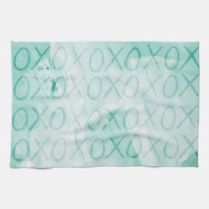 Mint XOXO Kärlek Kökshandduk