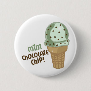 Mintchokladchip med text knapp