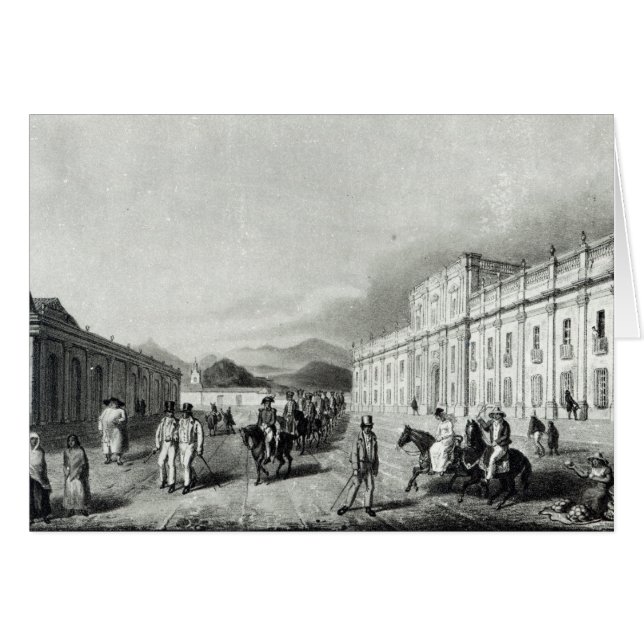 Minten av Santiago Hälsningskort (Framsidan Horizontal)