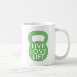 Minten "bor kärlekhiss ", kaffemugg