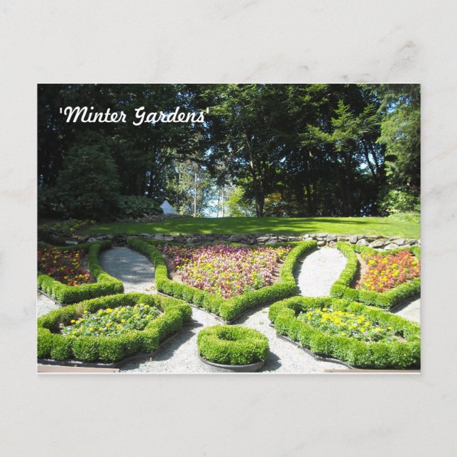 Minter Gardens - Krona Vykort (Framsida)