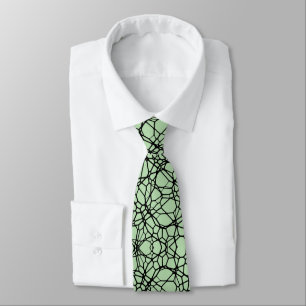Mintgrön Abstrakt Geometrisk Modern Monogram Slips