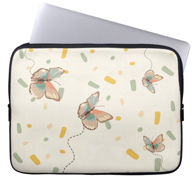 Mintgrön iPad-fodral | Chic och skyddande surfplat Laptop Fodral (Framsidan)