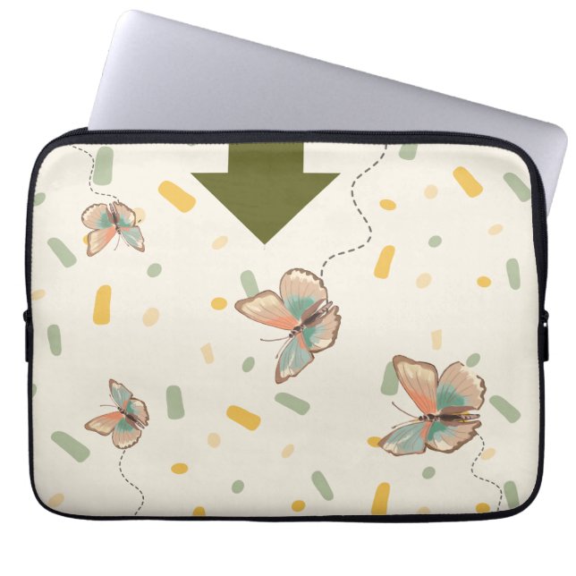 Mintgrön iPad-fodral | Chic och skyddande surfplat Laptop Fodral (Framsidan)