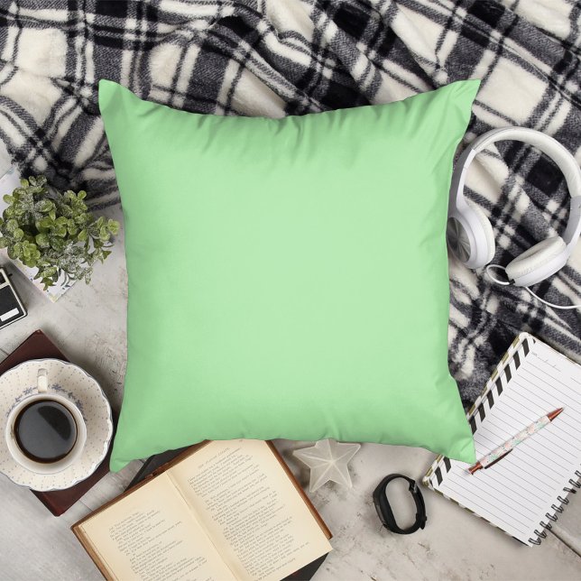 Mintgrön Kudde (Mint Green Throw Pillow)