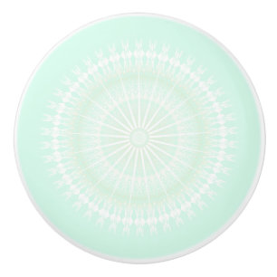 Mintgrön Mandala Pastell Modern Knopp