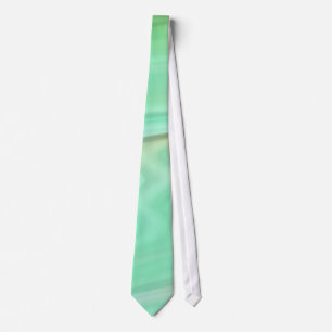 Mintgrön marmor – Elegant abstrakt mönster  Slips