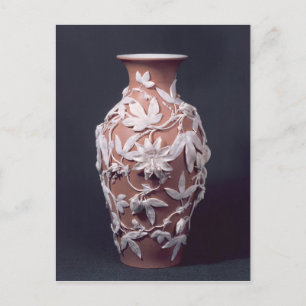 Minton Parian Ware vas, 1894 Vykort