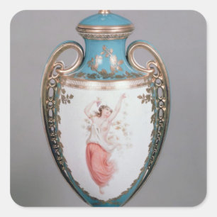 Minton vas, 1862 fyrkantigt klistermärke