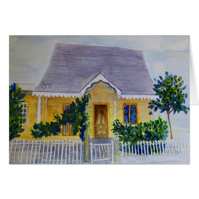 Mints Hoag hus Hälsningskort (Framsidan Horizontal)