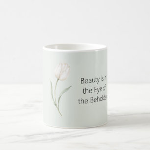 Mintvit Tulpanblomma Kaffemugg