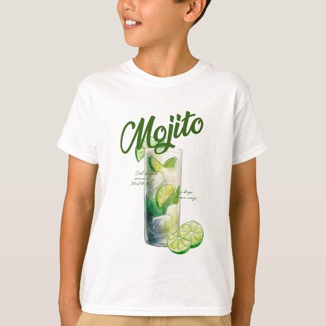 Minty Lemon Vibes T Shirt (Framsida)