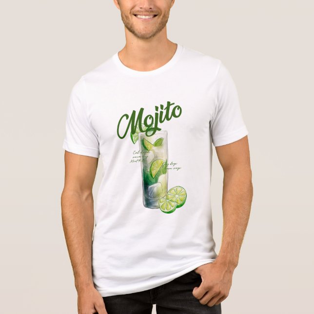 Minty Lemon Vibes T Shirt (Framsida)