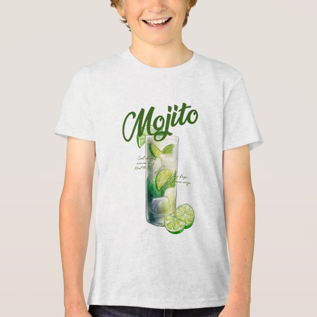 Minty Lemon Vibes T Shirt (Framsida)