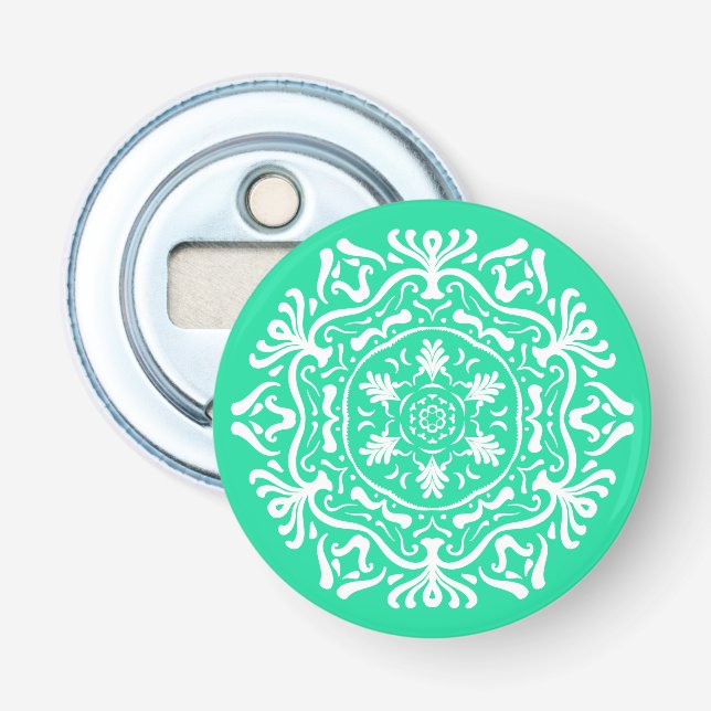 Minty Mandala Flasköppnare (Framsidan)
