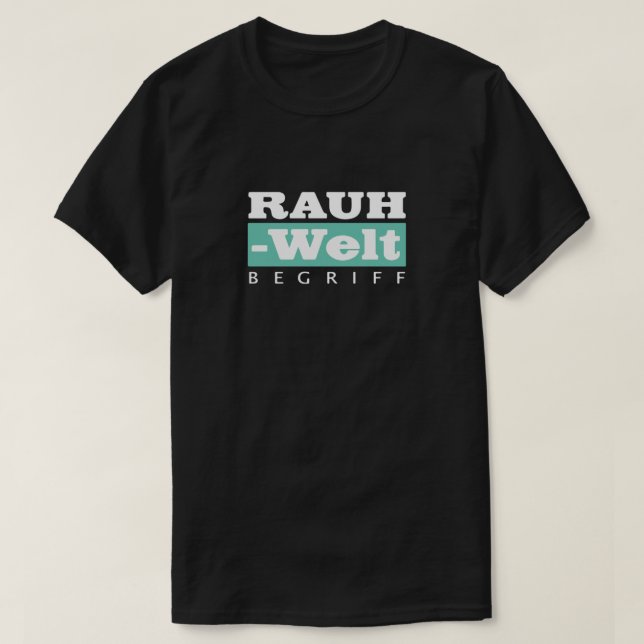 Minty Mint RWB Rauh Welt Begriff Logotyp T-shirt C (Design framsida)