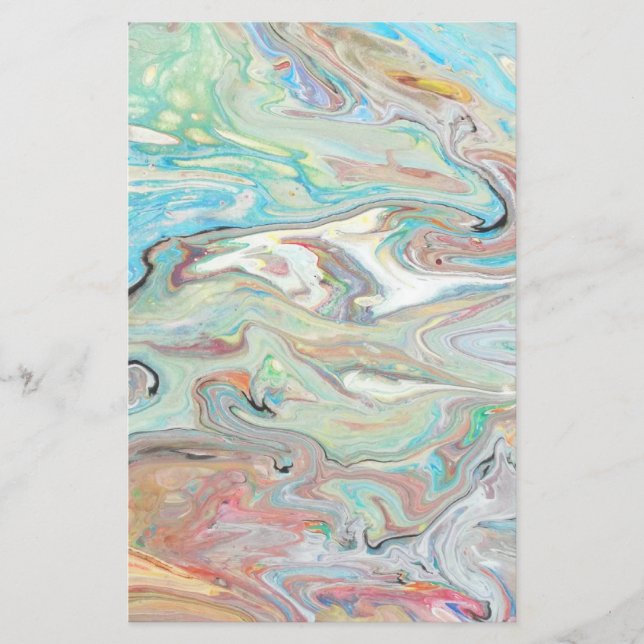 Minty Puddle Brevpapper (Framsida)