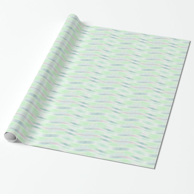 Minty Wave Presentpapper (Utrullad)