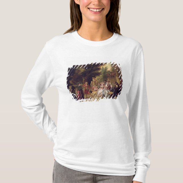 Minueten under Oakträd, 1787 T-shirt (Framsida)