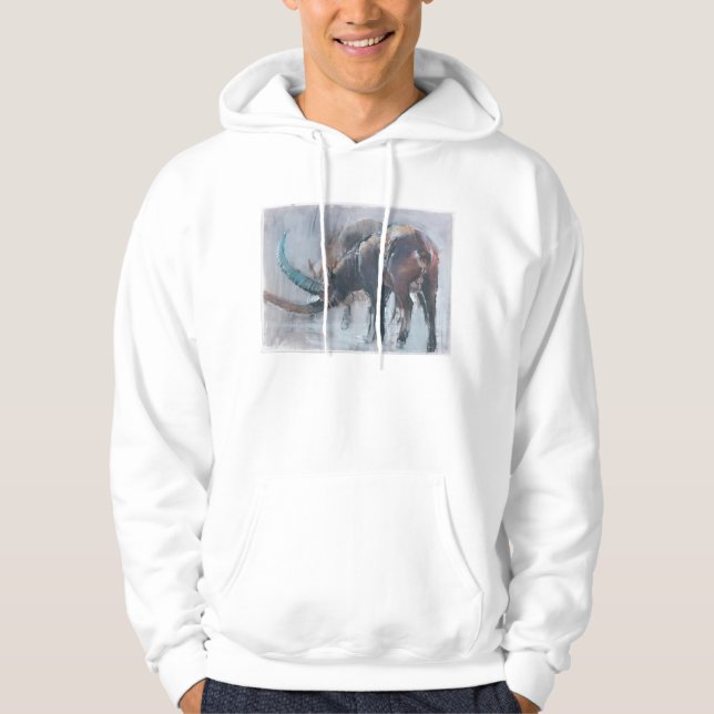 Minus tjugo sweatshirt med luva (Framsida)