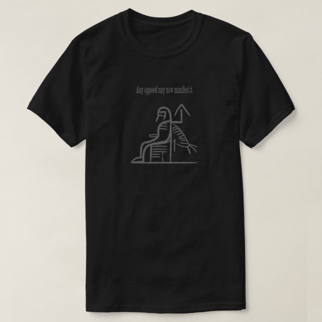 Minut motsatt - ljust - grå design t-shirt (Design framsida)