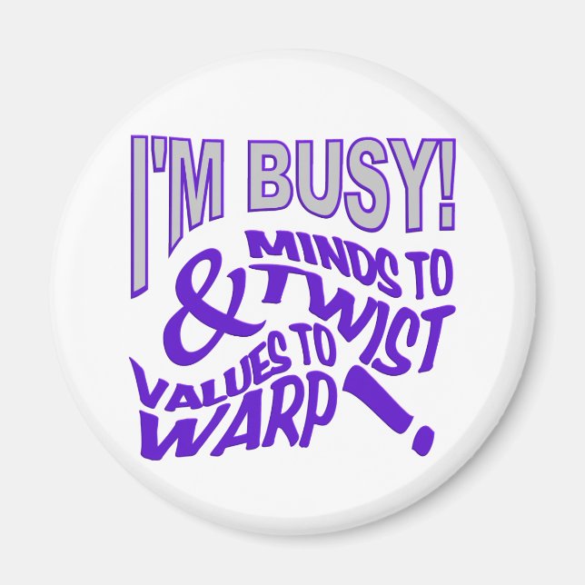 Minut till Vrid-magnet Magnet (Framsidan)