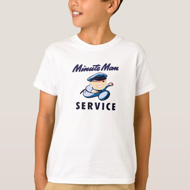 MINUTE MAN SERVICE T SHIRT (Framsida)