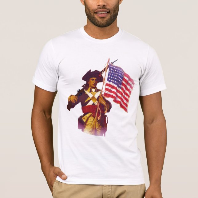 MINUTEMAN MED FLAGGA TEE (Framsida)