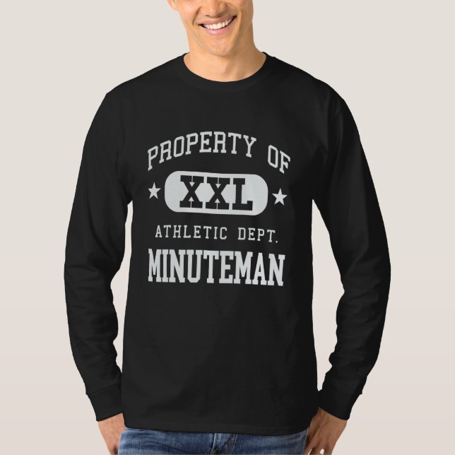 Minuteman XXL Athletic School Property T Shirt (Framsida)
