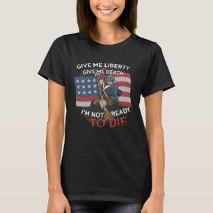 Minutemen Ge Me Liberty 4 juli 1776 T Shirt