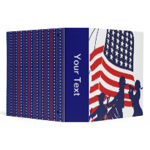 Minutemen och amerikanska flaggan