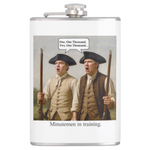 Minutemen under utbildning. fickplunta