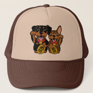Minuten för miniatyrPinscher 2 klämmer fast den Keps