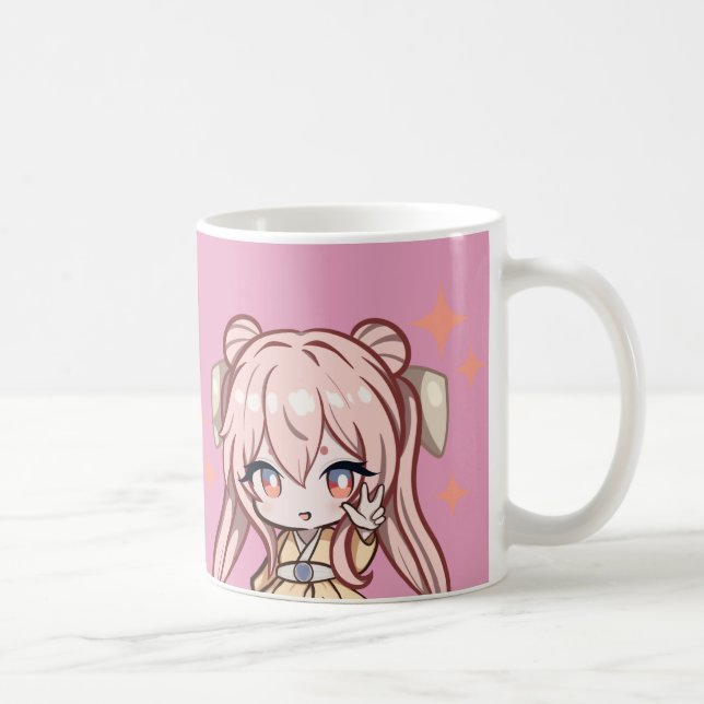 Mioka anime Girl Kaffemugg (Höger)