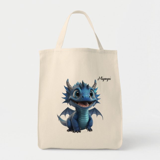 Mipupi Blue Dragon Tygkasse (Framsidan)