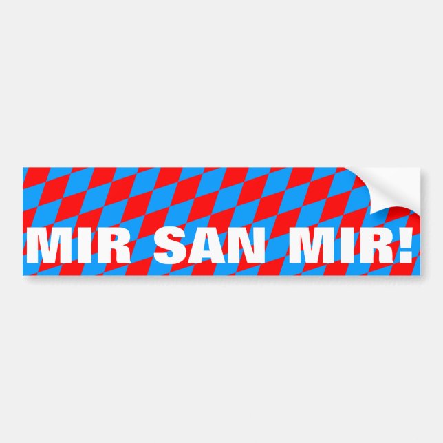 Mir san mir bildekal (Framsidan)