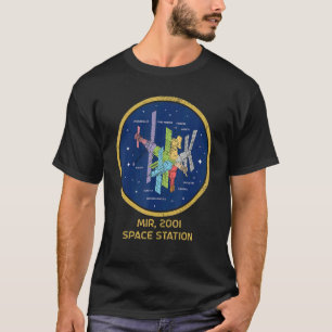 Mir Space Station Modules Sovjet Space Travel Spac T Shirt