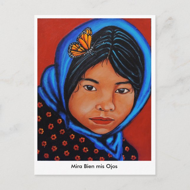 ’Mira Bien mis Ojos’ Vykort (Framsida)