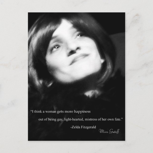 Mira Gutoff ’Flapper’ vykort (Framsida)